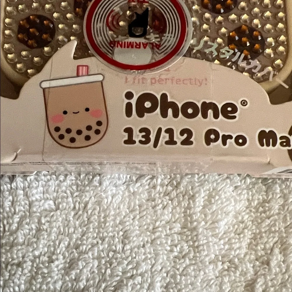 MIMI & COCO Gold and Pink Bling Case for iPhone 13/12 Pro Max